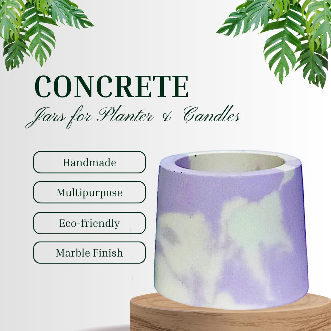 Concrete Jar Candle