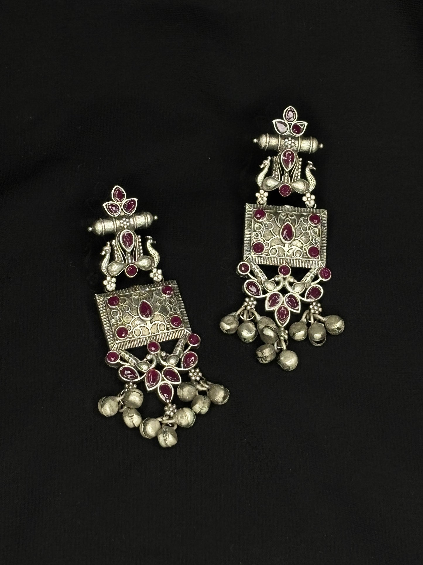 Red Gem Earrings