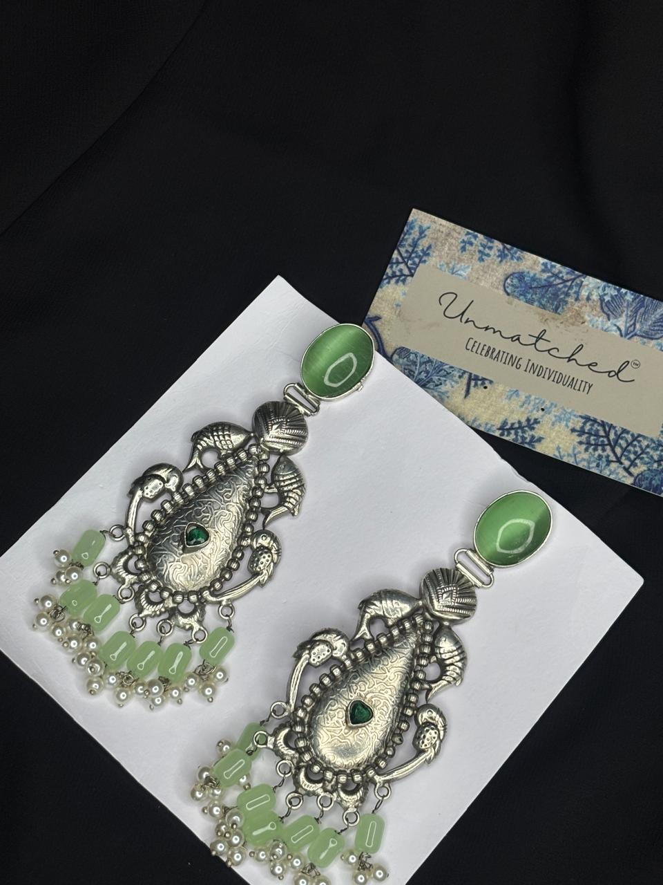 Green Elegance Earrings