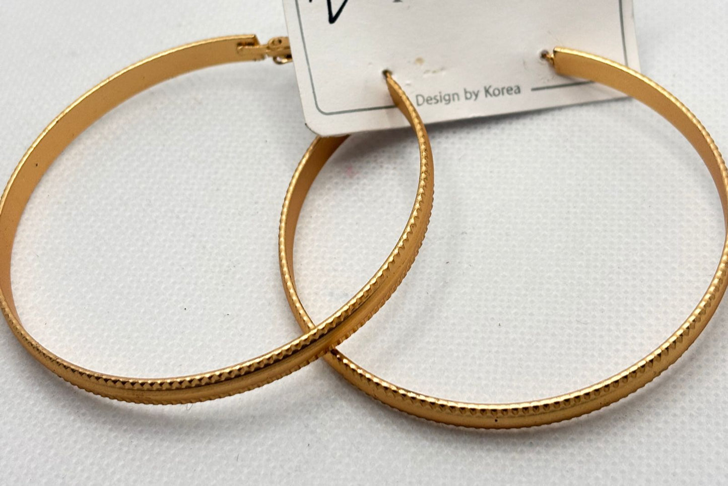 Golden Hoop Earrings