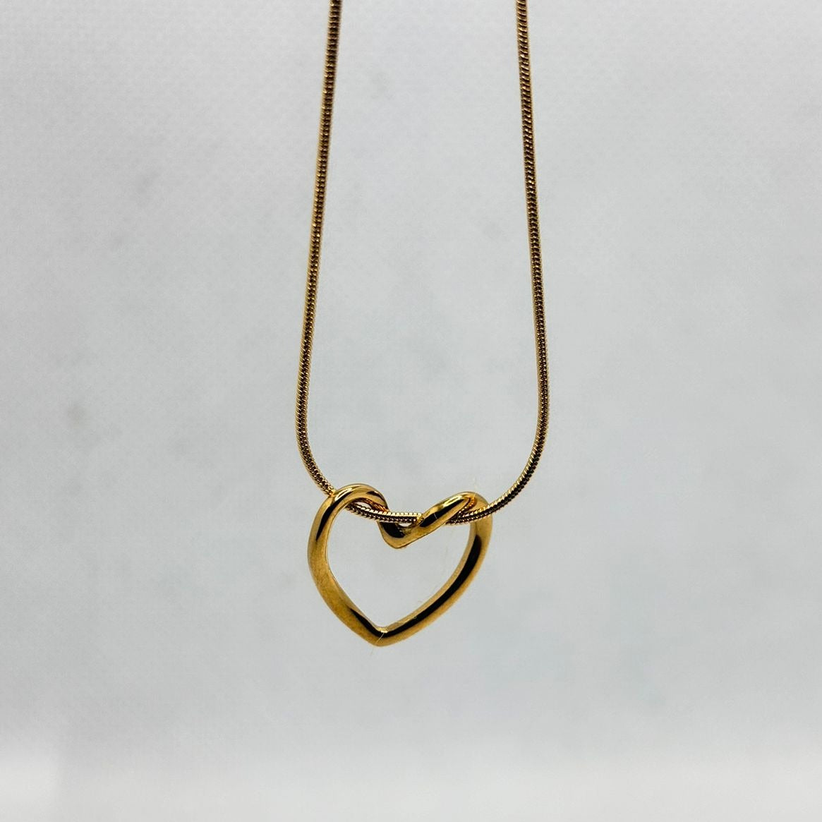 Golden Heartbeat Pendant