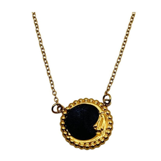 Obsidian Elegance Necklace