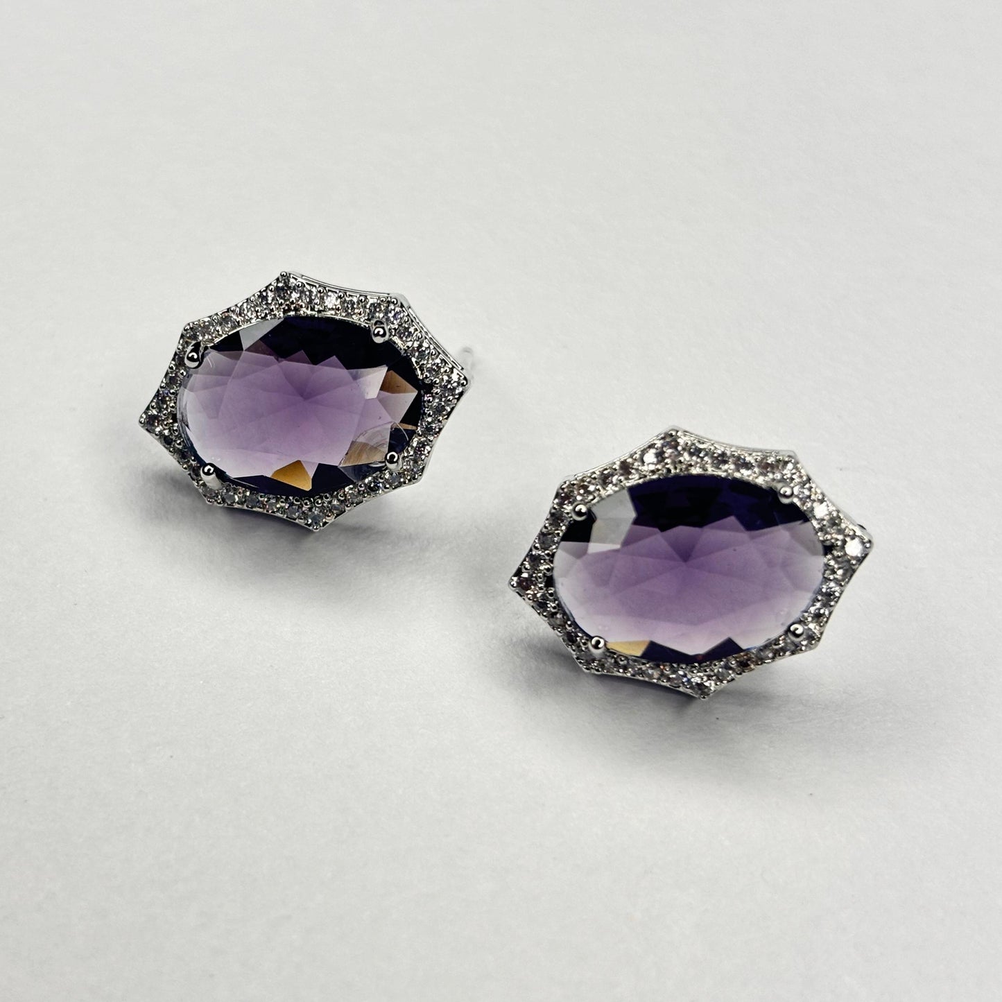 Ethereal Lavender Studs