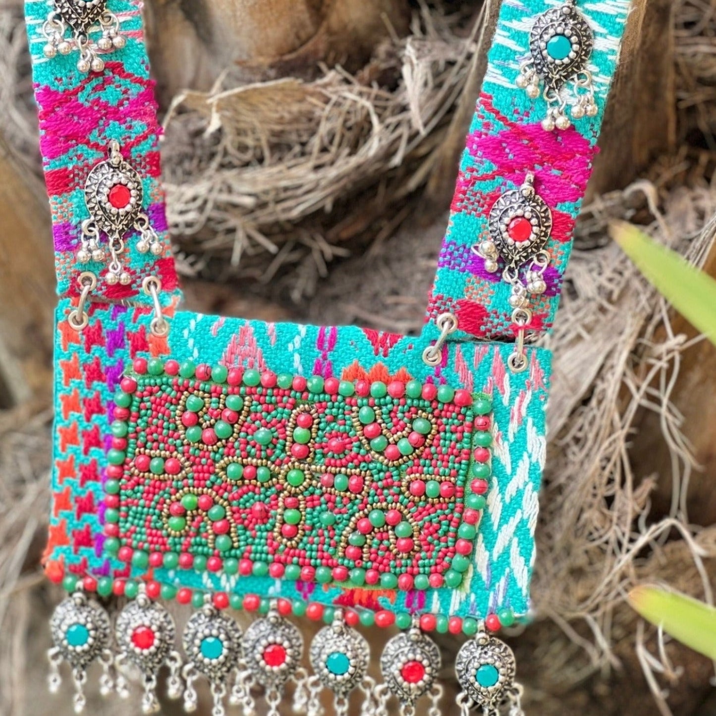 Oxidised Afghani Necklace