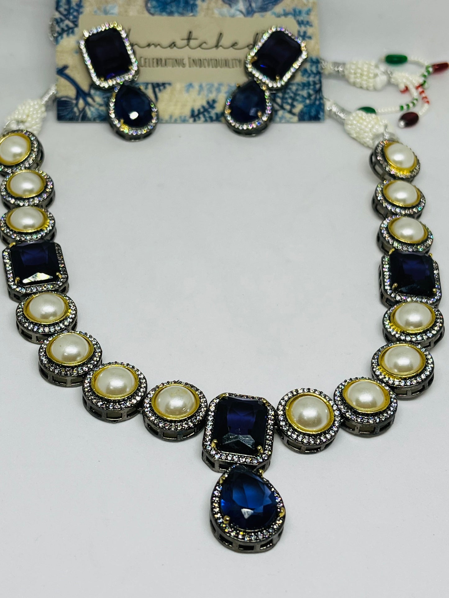 Plum Blossom Pearl Unmatched Necklace