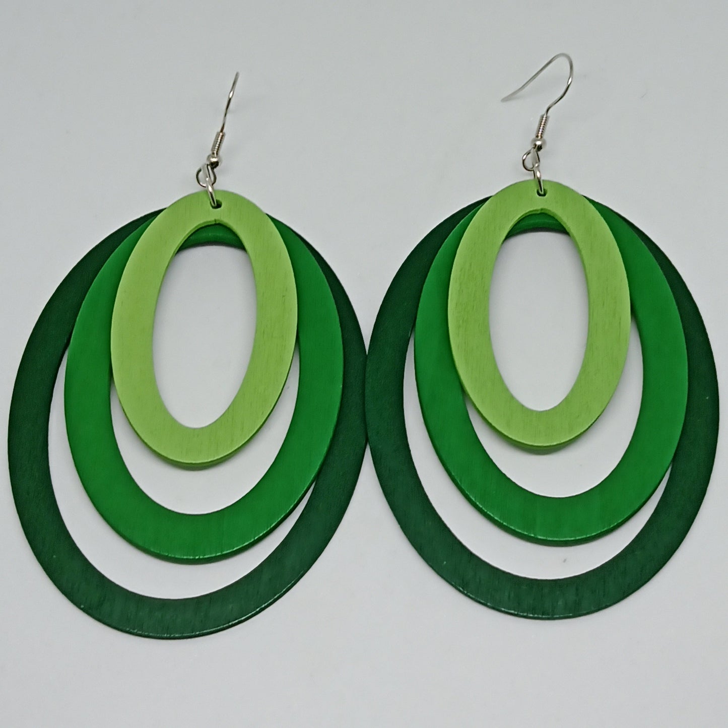 Green Earrings Card