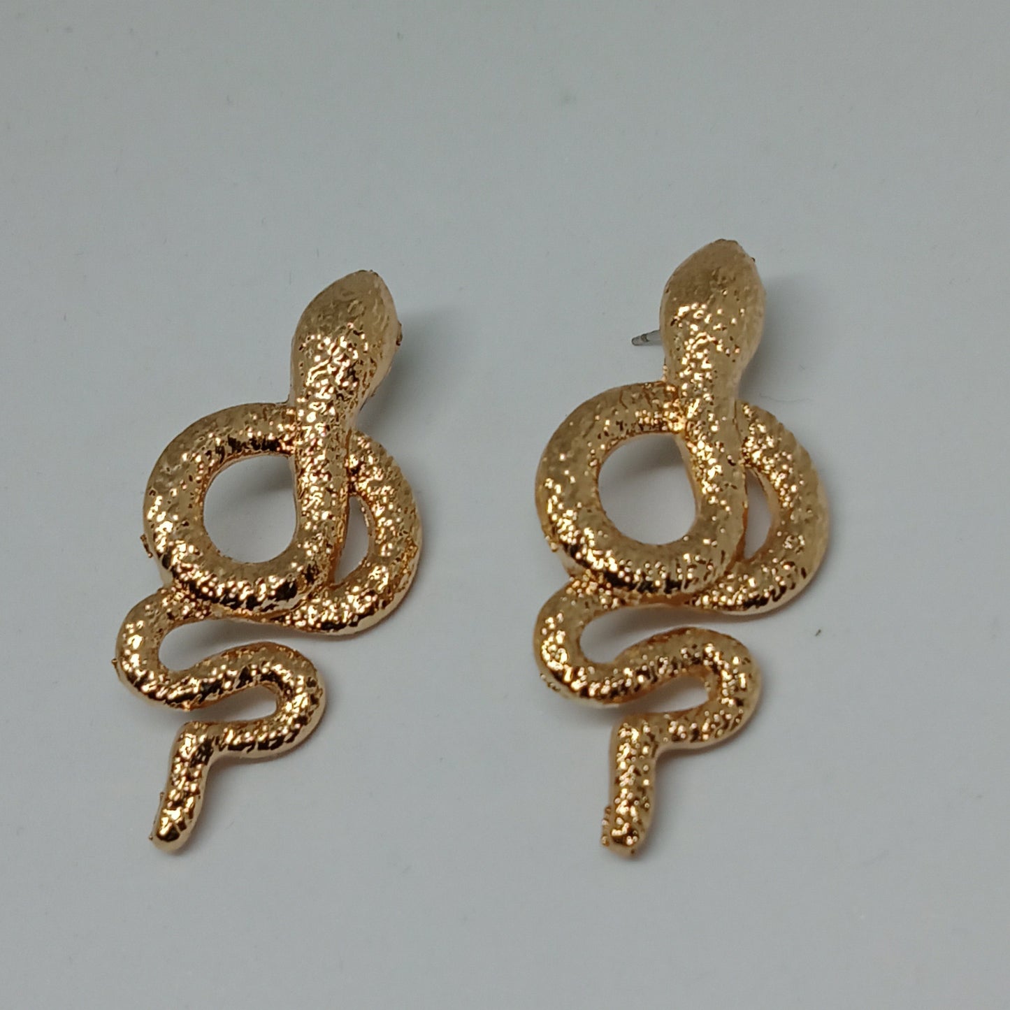 Golden Serpent Earrings