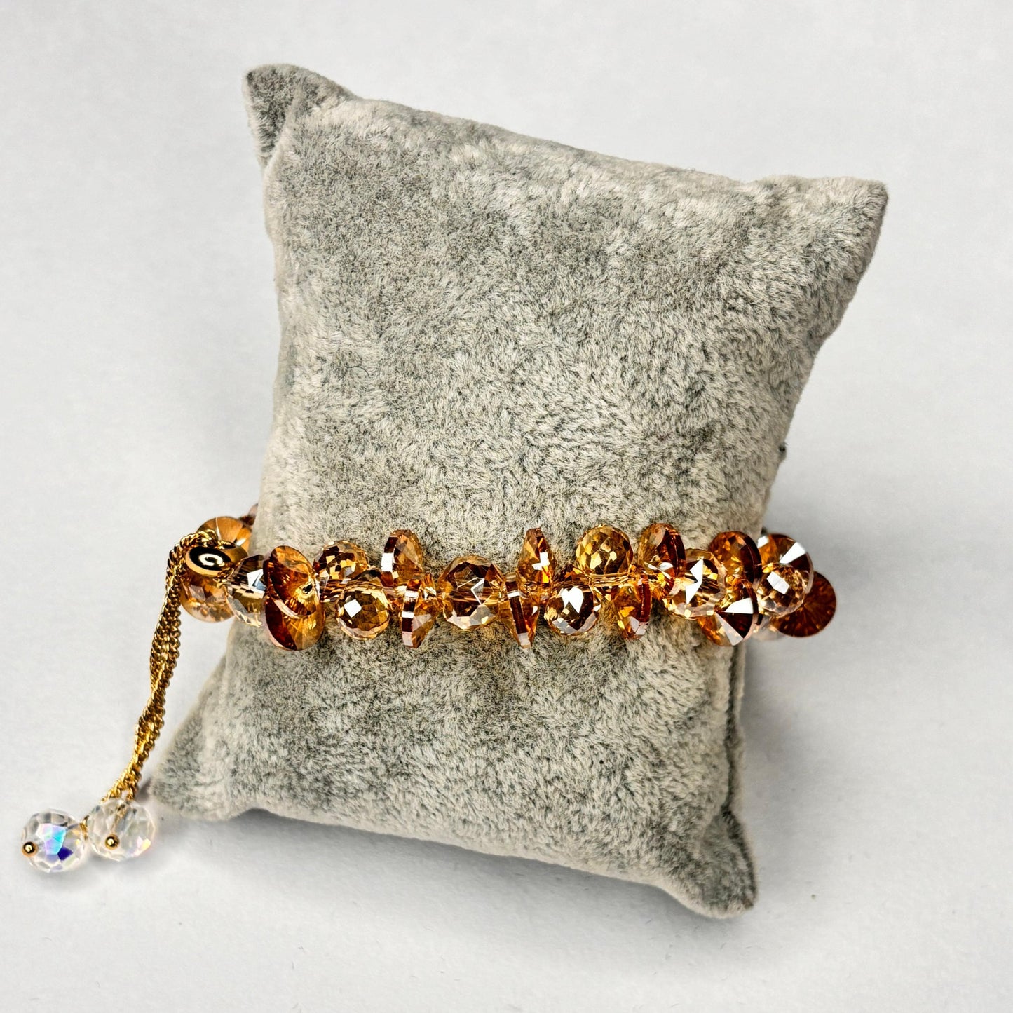Golden Gleam Crystal Bracelet