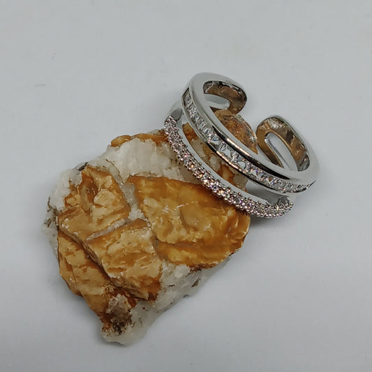 Silver Band AD Ring